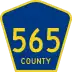 County Route 565 marker