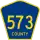 County Route 573 marker