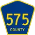 County Route 575 marker