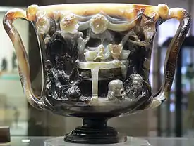 The Cup of the Ptolemies: back (bottom) of the cup (Cabinet des Médailles)