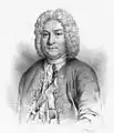 Etching of François Couperin