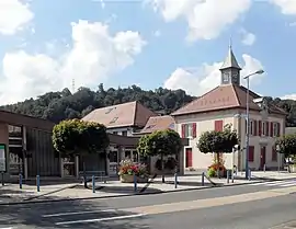 The town hall in Courcelles-lès-Montbéliard