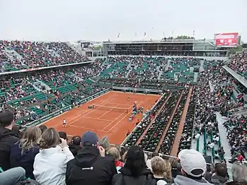 Image 16Court Philippe Chatrier during the 2013 French Open. (from French Open)