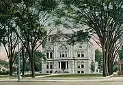 Berkshire County Courthouse, Pittsfield, Massachusetts, 1869-71, prior to alterations.