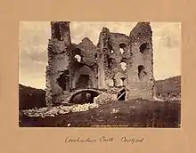 Courtyard Auchindown Castle - Photographic print