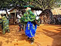 The Gelede Masked Festival in Cové, in Benin