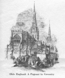 Coventry Pageant - Engraving