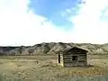 First Homestead Building, Bull Creek Bottoms, Missouri River Breaks, Montana