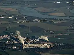 Tullibody Inch from the air (towards top right)