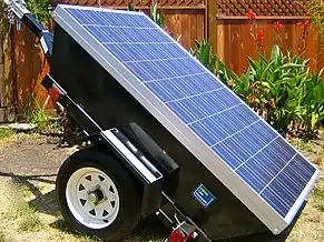 Portable solar panel (solar power system).