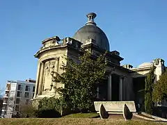 The crematorium in the new cemetery