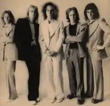 Crack the Sky, circa 1976L-R: Jim Griffiths, Rick Witkowski, John Palumbo, Joey D'Amico, Joe Macre