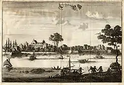 Dutch East India Company ships in Kodungallur (1708)