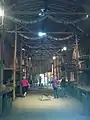 Interior of a longhouse