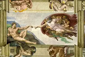 MichelangeloThe Creation of AdamSistine Chapel (ceiling)