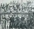 The crew of HMS Wasp that brought down O'Hara's Tower in 1888.