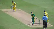 South Africa vs Australia, Andrew Symonds batting.