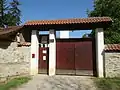 A entrance to the church.