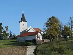 Church in Zajezda, Budinščina municipality, Krapina-Zagorje County