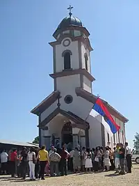 Serbian Orthodox church in Lađevci
