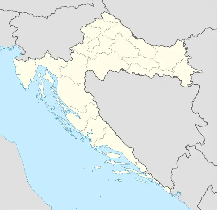 2010–11 Croatian Second Football League is located in Croatia