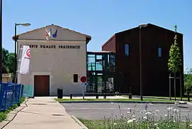The town hall in Croignon