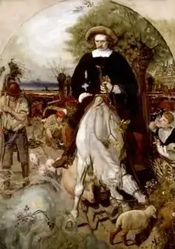 Ford Madox Brown  Cromwell on his Farm  1874