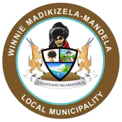 Official seal of Winnie Madikizela-Mandela Local Municipality