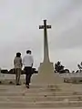 Cross in center of Cemetery