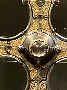 The Cross of Cong, the most highly decorated of the early 12th-century Irish Christian ornamented processional crosses.