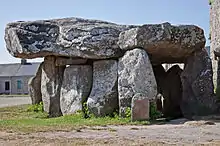 A dolmen in Plouharnel