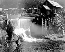 The Crystal Mill in operation, 1890s