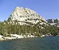 West aspect of Crystal Crag seen from Crystal Lake