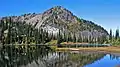 Crystal Peak seen from Upper Crystal Lake