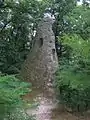 Ördögtorony [Devil-tower] on the Mész-hegy hill, Cserépfalu