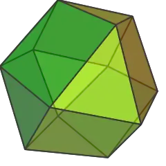 Triangular gyrobicupola