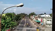 A road in Cuddalore