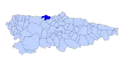 Location of Cudillero