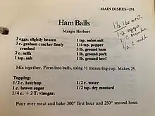 Ham Balls Recipe