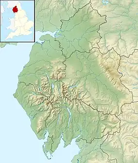 Blea Tarn is located in Cumbria