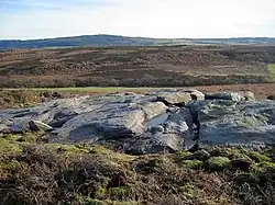 The cup-and-ring marked outcrop at Hunterheugh Crags