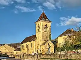 The Church of Saint Christopher of Cussey-sur-Lison