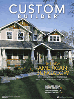 Cover of Custom Builder magazine