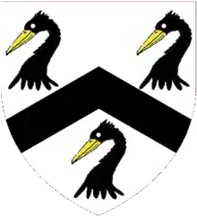 Cuthbert Scott's coat of arms