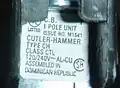 Cutler-Hammer ONE pole CTL Circuit Breaker close-up
