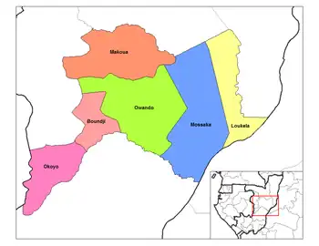 Loukela District in the region