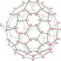 3'H-Cyclopropa[2,12](C70-D5h(6))[5,6]fullerene.