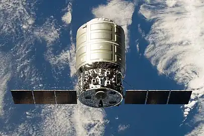 Cygnus approaching the ISS