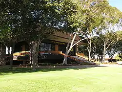 Cypress City Council Chamber, originally designed by William L. Pereira and Associates[citation needed]