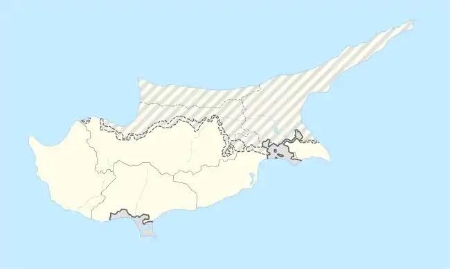 1994–95 Cypriot First Division is located in Cyprus